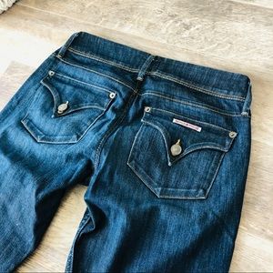 Dark Wash Collin Flap Skinny Jeans